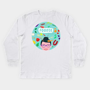 Foodie Kids Long Sleeve T-Shirt